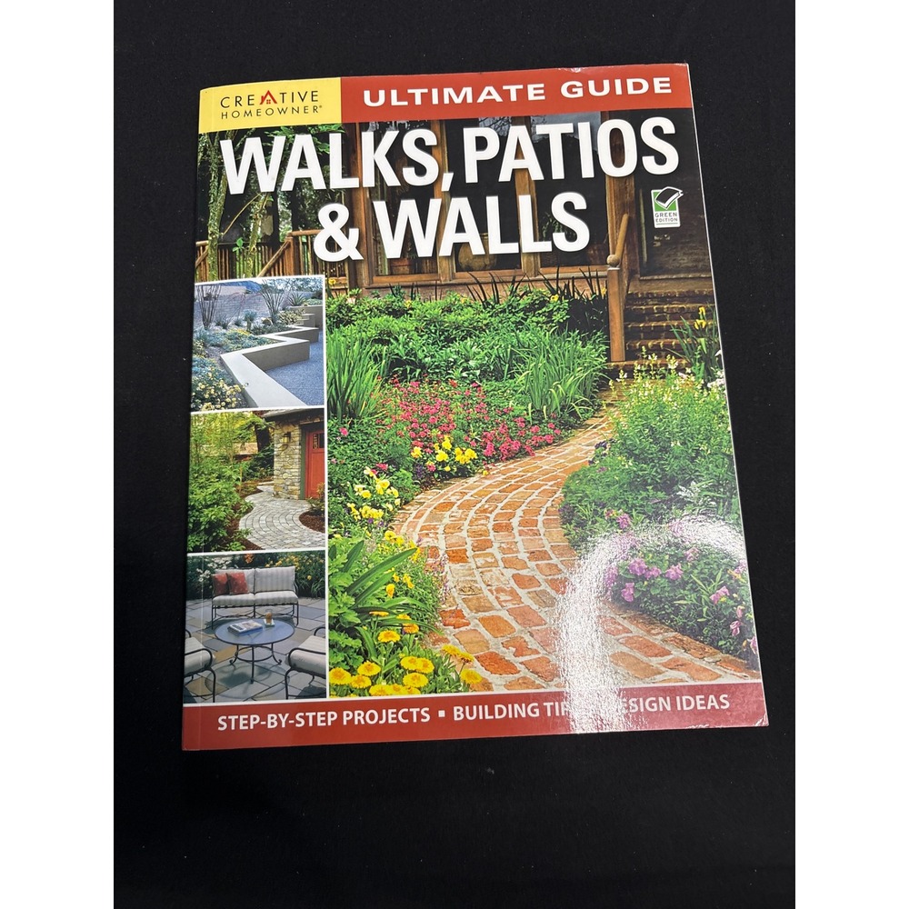 Creative Homeowner Ultimate Guide Walks Patios & Walls Paperback Green Edition